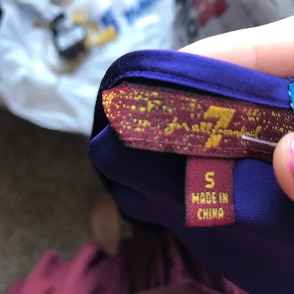 {7 For All Mankind} Silk Blouse - Picture 5 of 8